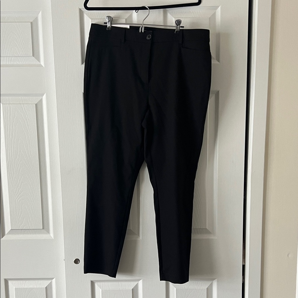The Sutton Skinny Black Pants - Loft - NWT - size 14 Curvy